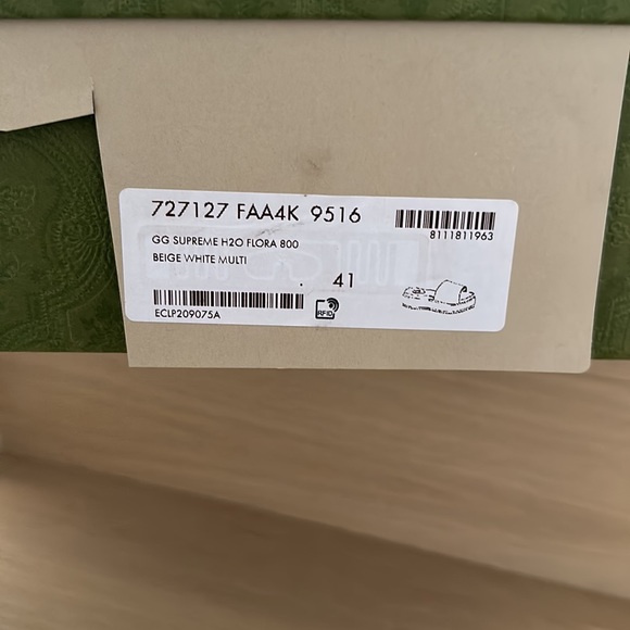 Gucci supreme H2O Floral platform slides - Picture 3 of 3